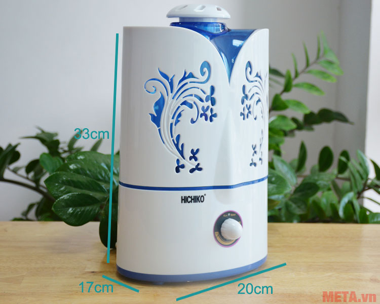 Máy phun sương siêu âm có kiểu dáng tinh tế