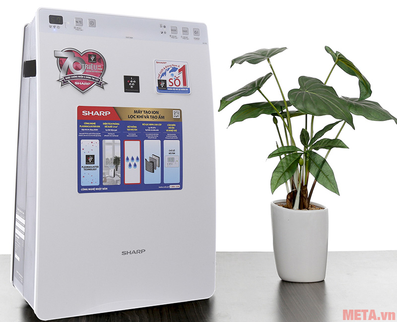 Máy lọc không khí và tạo ẩm Sharp KC - F30EV - W