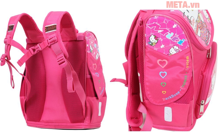 Balo cấp 1 chống gù Miti BL11060WS Kitty