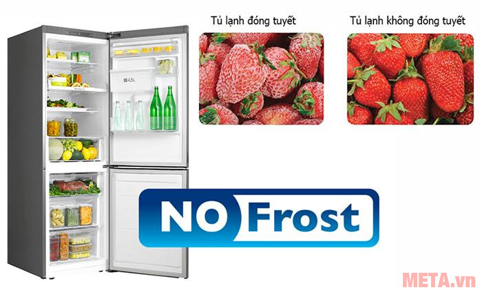 Hệ thống làm lạnh gián tiếp không gây ra hiện tượng đóng tuyết