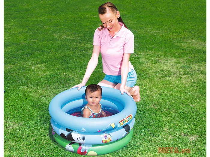 Hồ bơi mini cho bé phao 3 tầng Bestway 91018