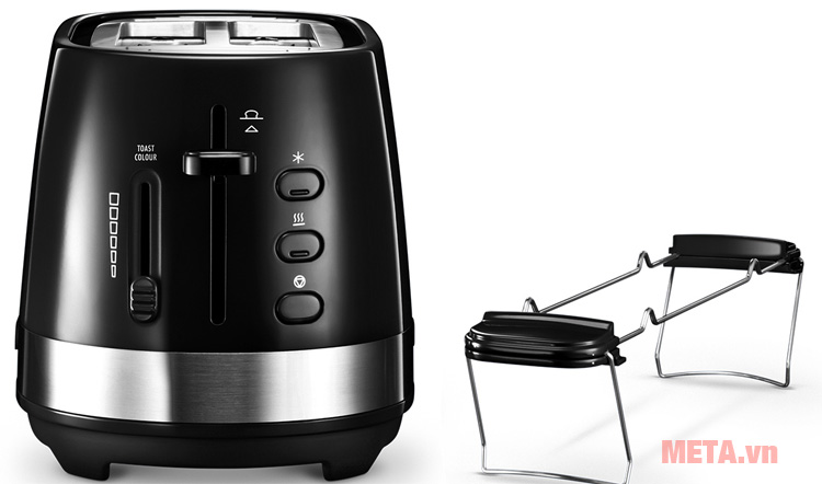 Máy nướng bánh mì sandwich mini Delonghi CTLA2103.BK