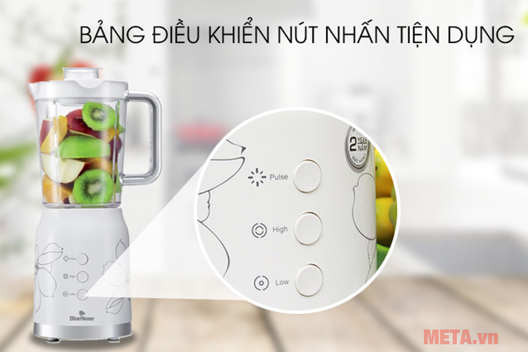 Máy xay sinh tố Bluestone có 2 tốc độ Sử dụng máy xay sinh tố Bluestone