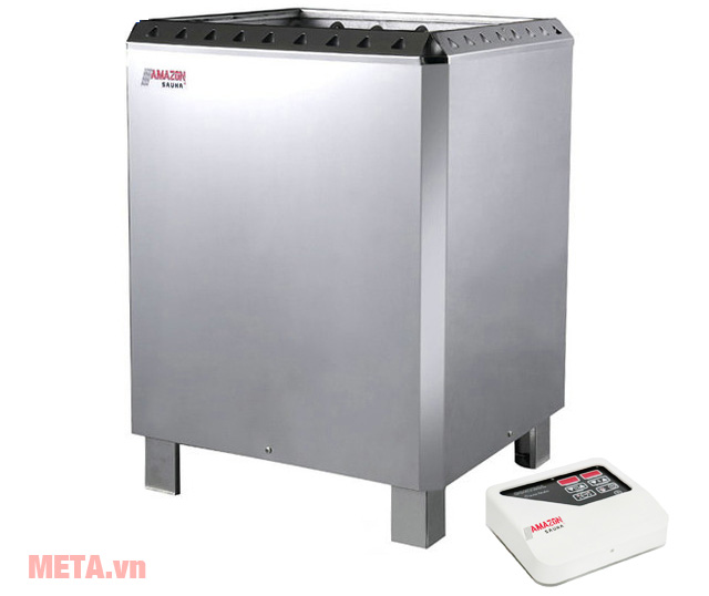 Máy xông hơi khô Amazon SAM-B15 công suất 15kW, phù hợp cho gia đình có đông người và phòng xông hơi thể tích lớn.