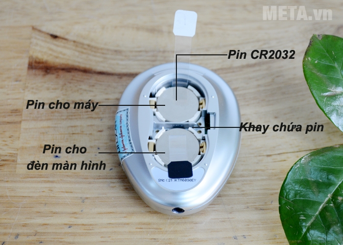 Cấu tạo hộp pin máy đo đường huyết One Touch Ultra 2 