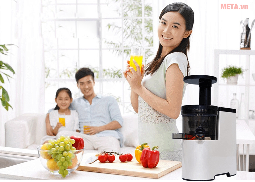 Máy ép trái cây chậm Mishio luôn được người dùng tin tưởng 