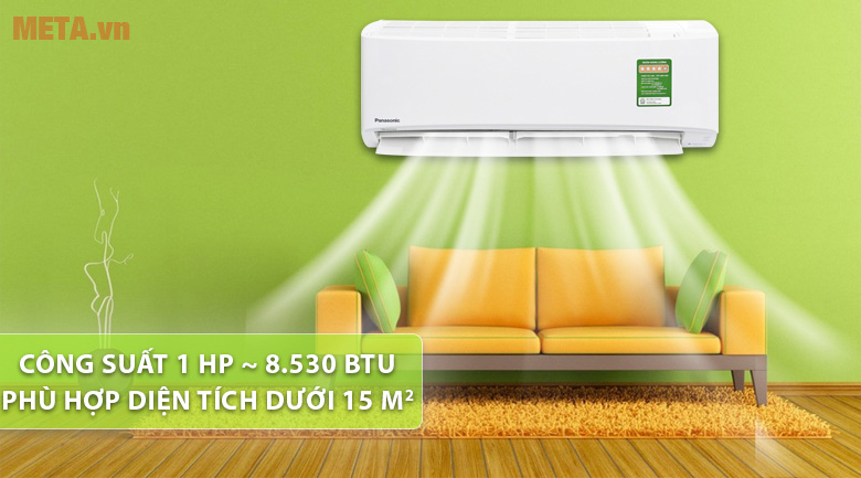 Lựa chọn công suất thích hợp với diện tích phòng 