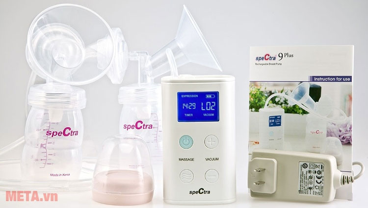 Bộ sản phẩm máy hút sữa đôi Spectra 9S