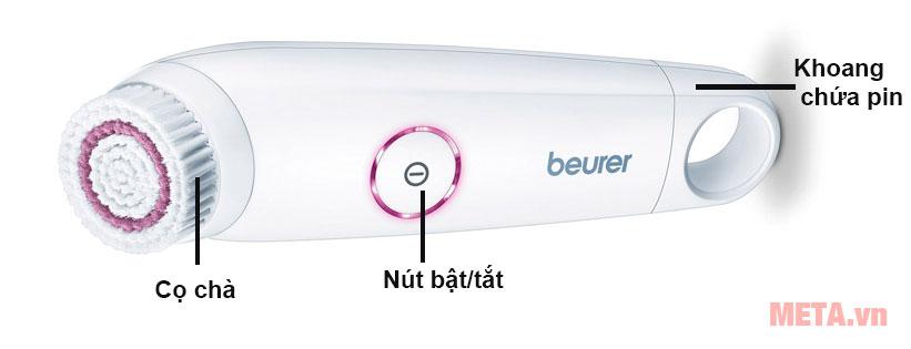 Cấu tạo máy rửa mặt Beurer FC45