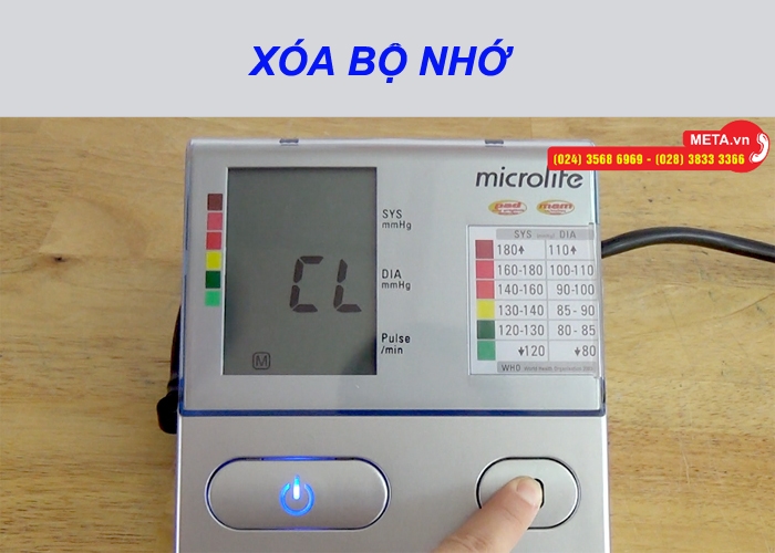 Xóa bộ nhớ 