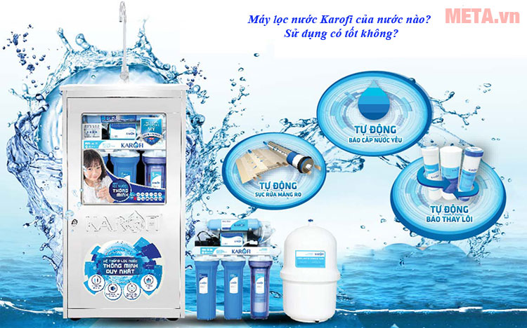Máy lọc nước Karofi của nước nào?