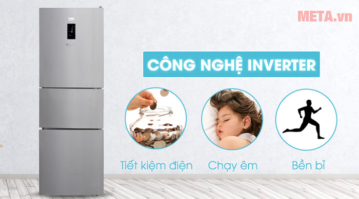 Tủ lạnh Inverter RTNT340E50VZX 