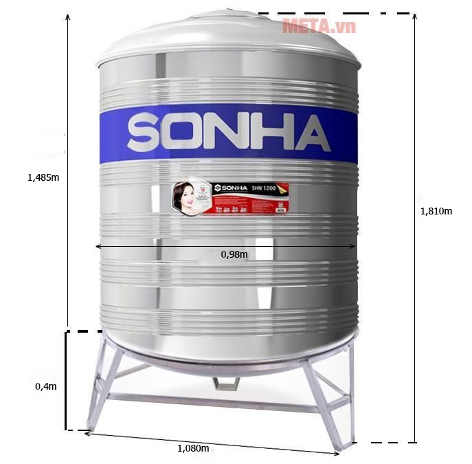 Bồn nước chính hãng Bồn nước inox