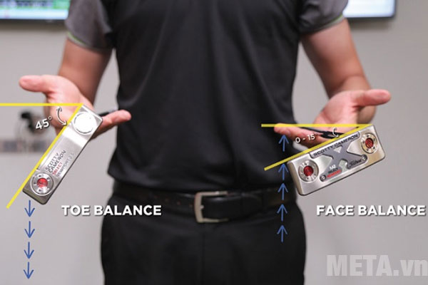 Phân biệt gậy Putter
