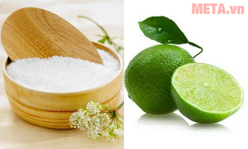 Kết hợp muối và chanh