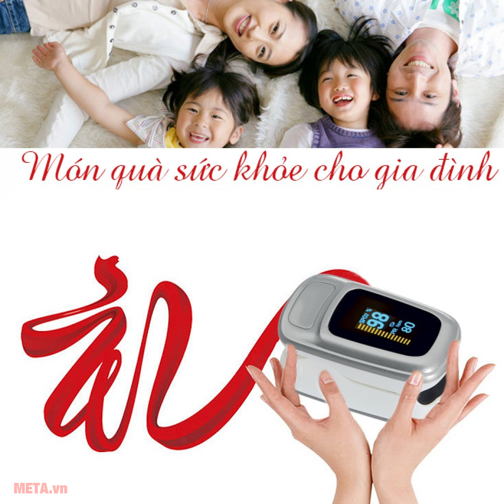 Máy đo nồng độ Oxy và nhịp tim