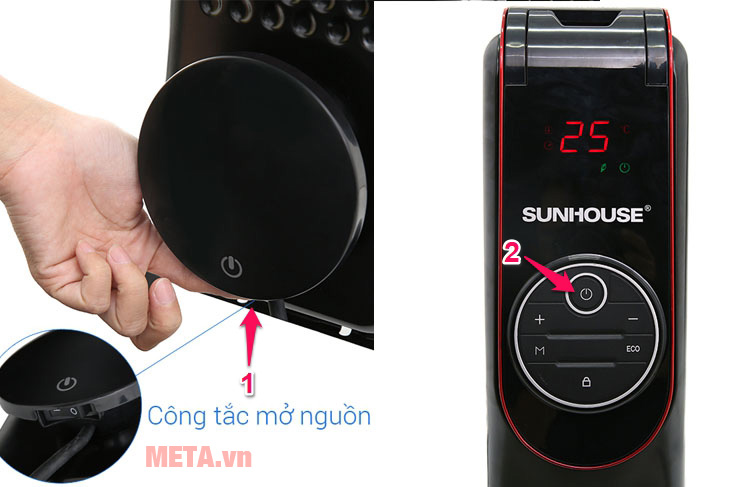 Công tắc nguồn Máy sưởi dầu Sunhouse SHD7085