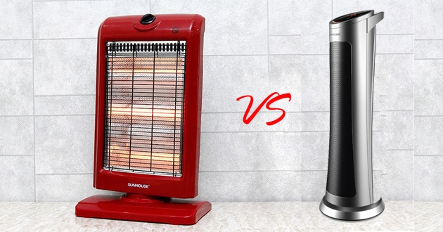 Đèn sưởi halogen và quạt sưởi gốm - Nên chọn mua loại nào?