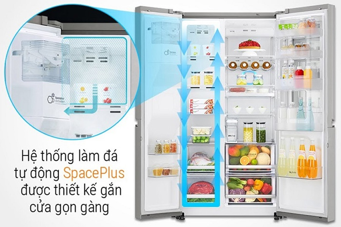 Chức năng làm đá nhanh ở tủ lạnh LG