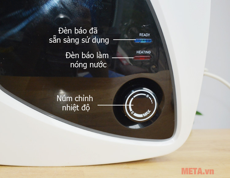 Hệ thống đèn cảnh báo và nút điều chỉnh