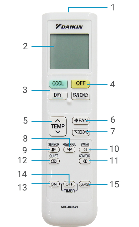 Cách hẹn giờ điều hòa Daikin