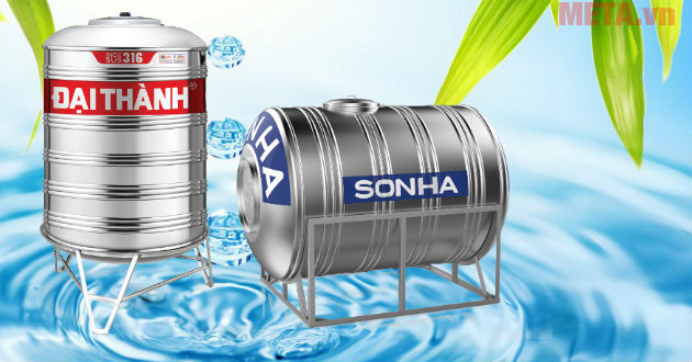 Bồn nước, téc nước Sơn Hà, Tân Á Đại Thành là sự lựa chọn của nhiều gia đình khi cần mua thiết bị chứa nước sạch sinh hoạt.