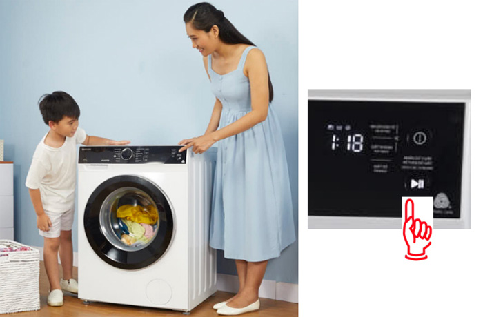 máy giặt cửa trước