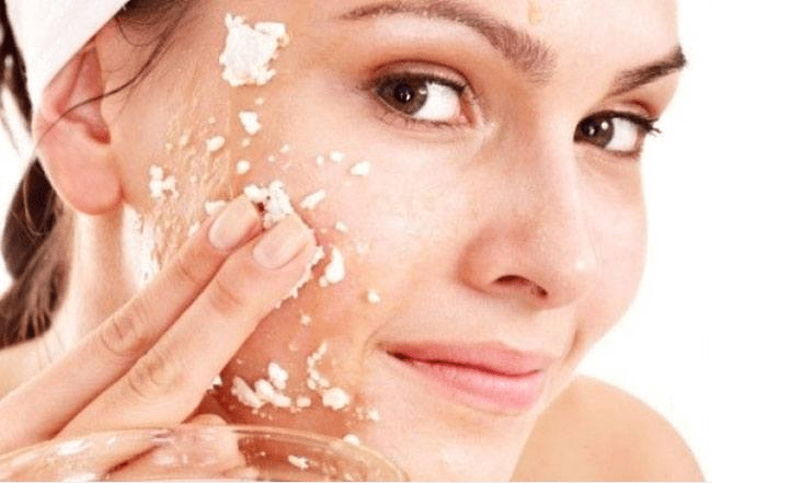 tẩy tế bào chết cho da mụn nhẹ nhàng