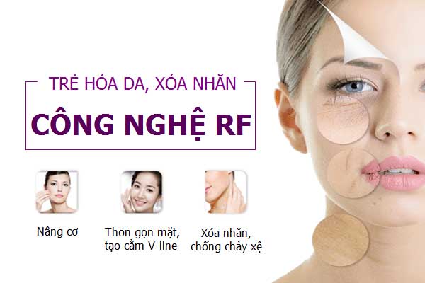 công nghệ nâng cơ mặt trẻ hóa da RF