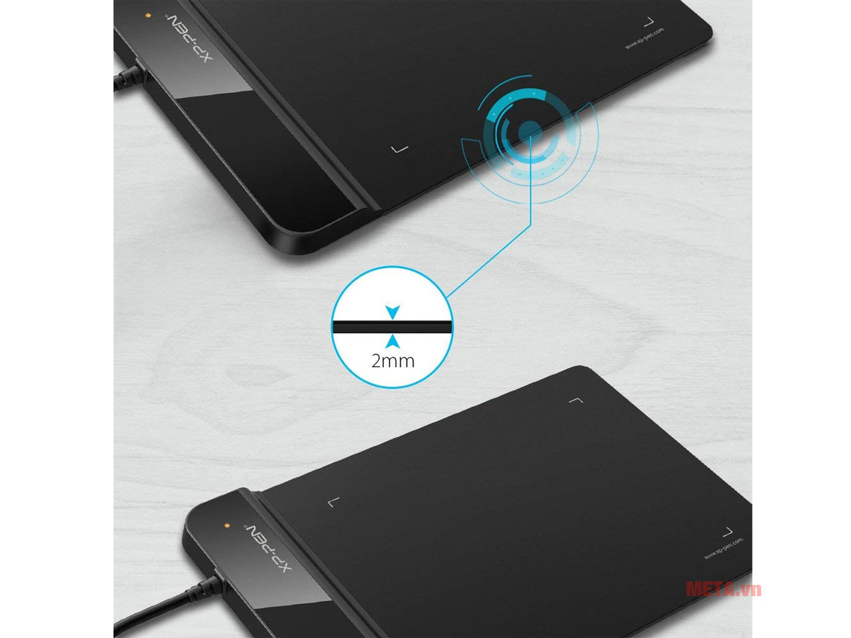 XP-Pen G430S có thiết kế siêu mỏng