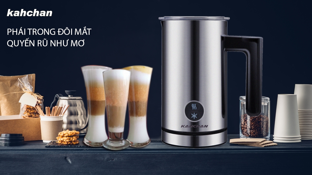 Máy đánh sữa tạo bọt Kahchan 