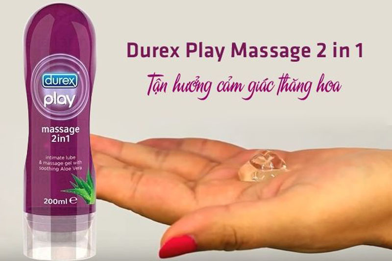 Gel bôi trơn Durex Play Massage 2 in 1 200ml