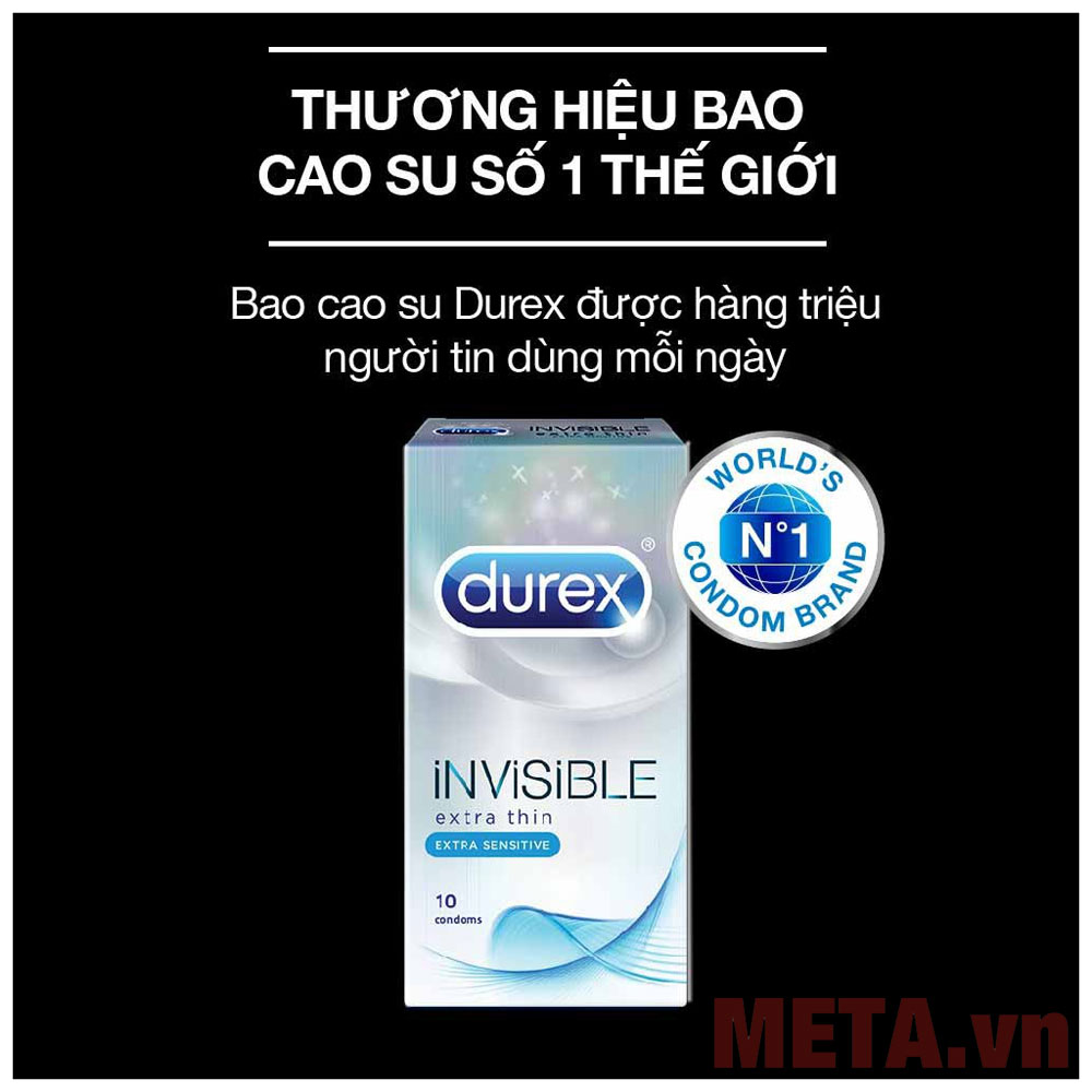 Bao cao su siêu mỏng Durex