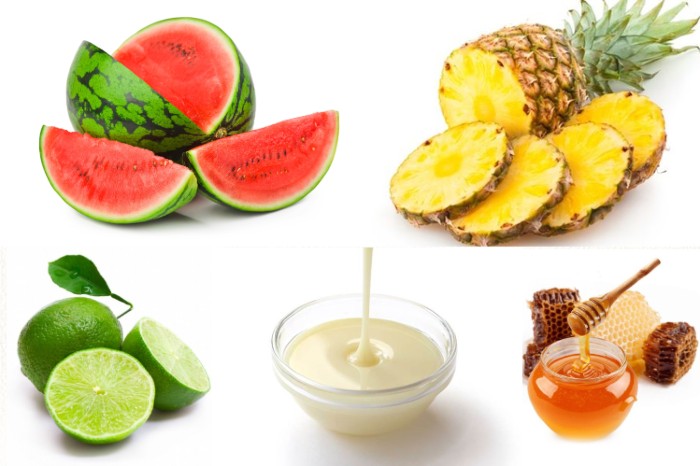Chuẩn bị đầy đủ các nguyên liệu trước khi làm kem