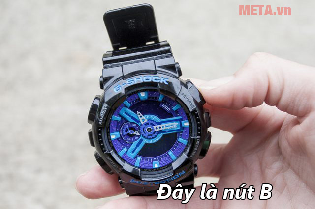 Nút B Hướng dẫn sử dụng và chỉnh các tính năng trên đồng hồ G - Shock