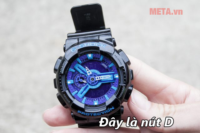 Nút D Hướng dẫn sử dụng và chỉnh các tính năng trên đồng hồ G - Shock
