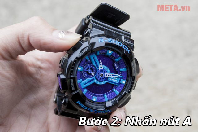Nút A Hướng dẫn sử dụng và chỉnh các tính năng trên đồng hồ G - Shock