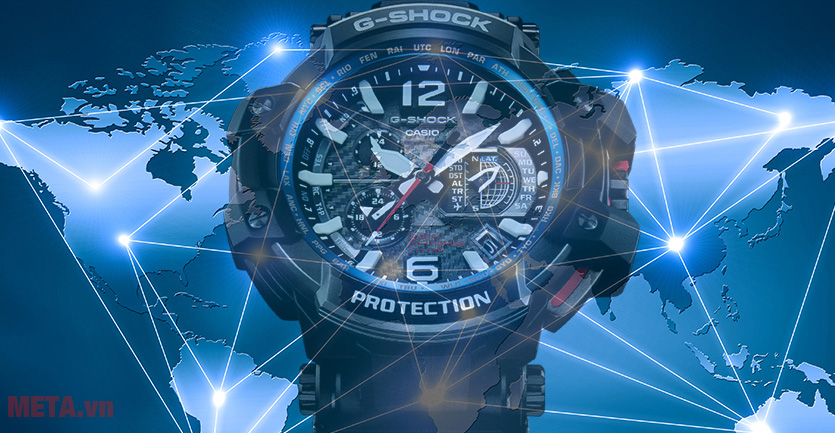World time Hướng dẫn sử dụng và chỉnh các tính năng trên đồng hồ G - Shock