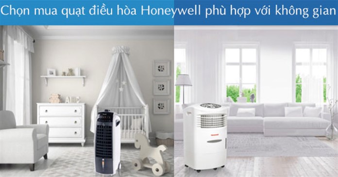 Cách lựa chọn máy làm mát Honeywell phù hợp với diện tích phòng