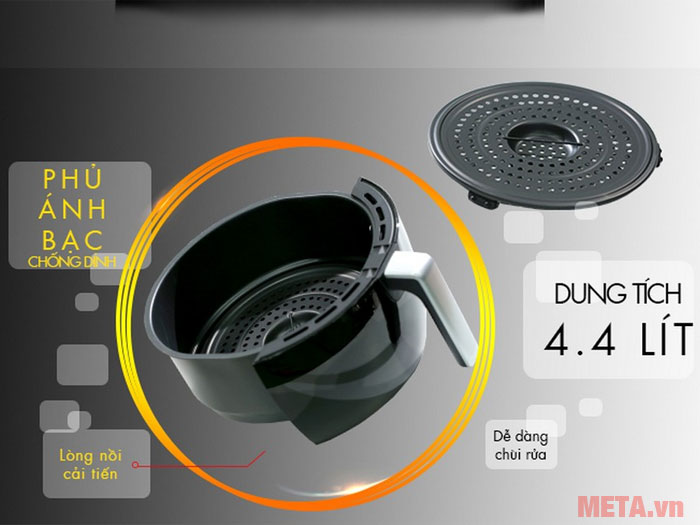 Đánh giá nồi chiên không dầu Mishio có tốt không - Về thiết kế