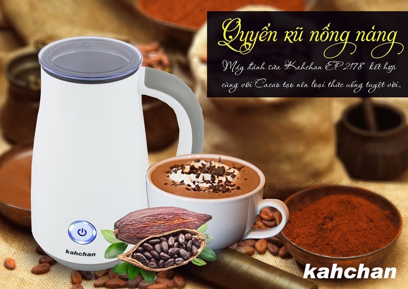 Máy tạo bọt sữa cầm tay góp phần tạo nên sức hấp dẫn của mỗi ly cafe 
