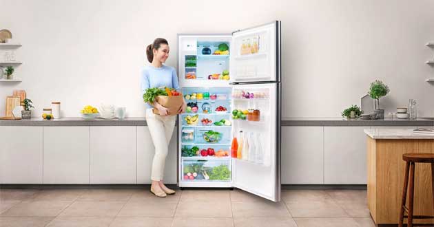 Tủ lạnh lấy đá ngoài