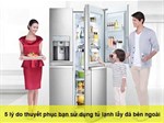 5 lý do thuyết phục bạn sử dụng tủ lạnh lấy đá bên ngoài