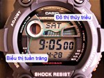 Tìm hiểu về tính năng thủy triều và tuần trăng trên đồng hồ Casio