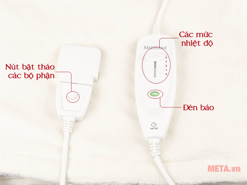 Hướng dẫn sử dụng chăn điện Medisana HB 675