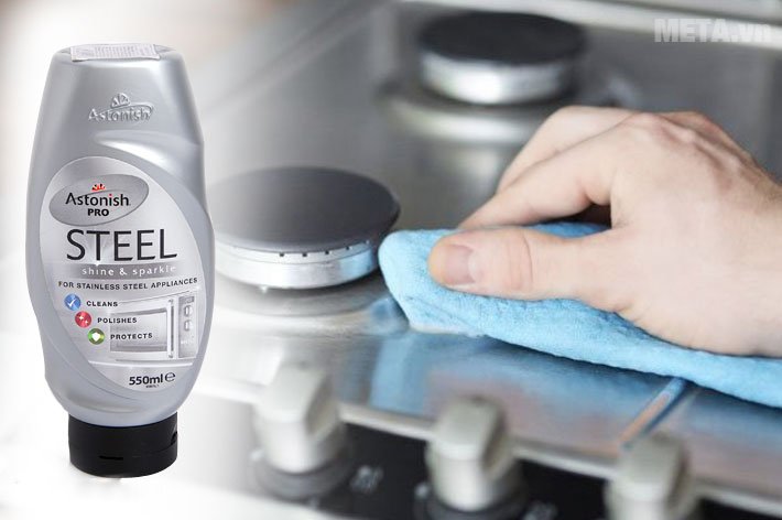 Chất tẩy rửa kim loại Astonish Pro Steel 550ml - C1086