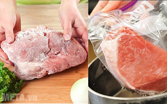 Rã đông bằng lò nướng