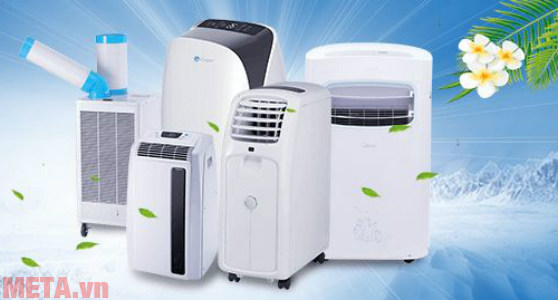 Máy lạnh di động mini sử dụng được linh hoạt trong nhiều không gian nhà bếp, phòng khách, phòng ngủ...