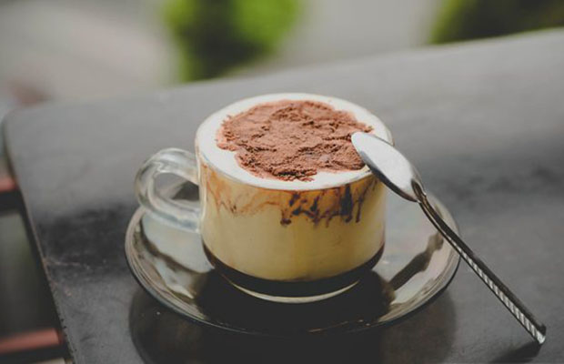 cách pha cà phê trứng