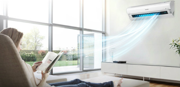 Máy lạnh treo tường là máy lạnh 2 cục được sử dụng rộng rãi.